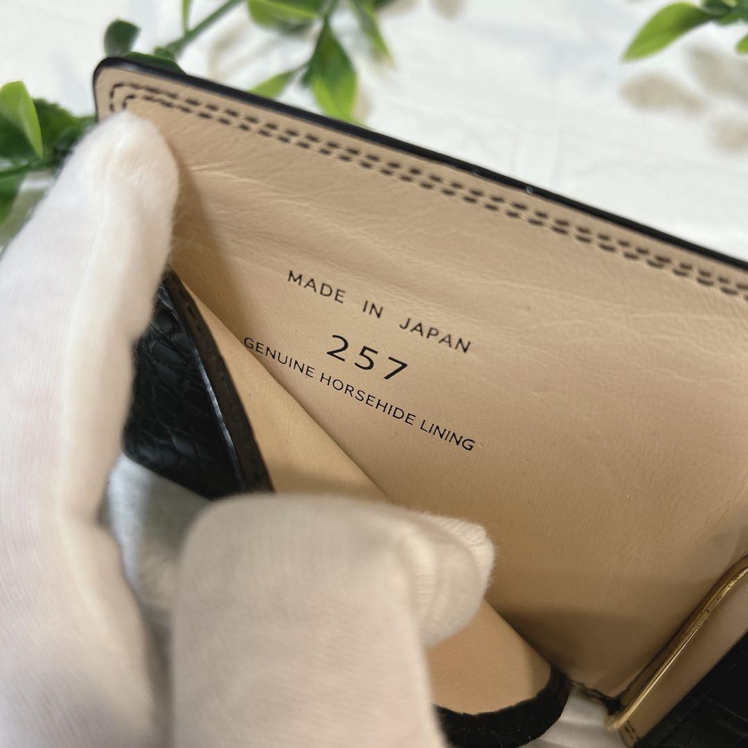 GLAD HAND × PORTER 希少 コラボ マネークリップ クロコ型押し