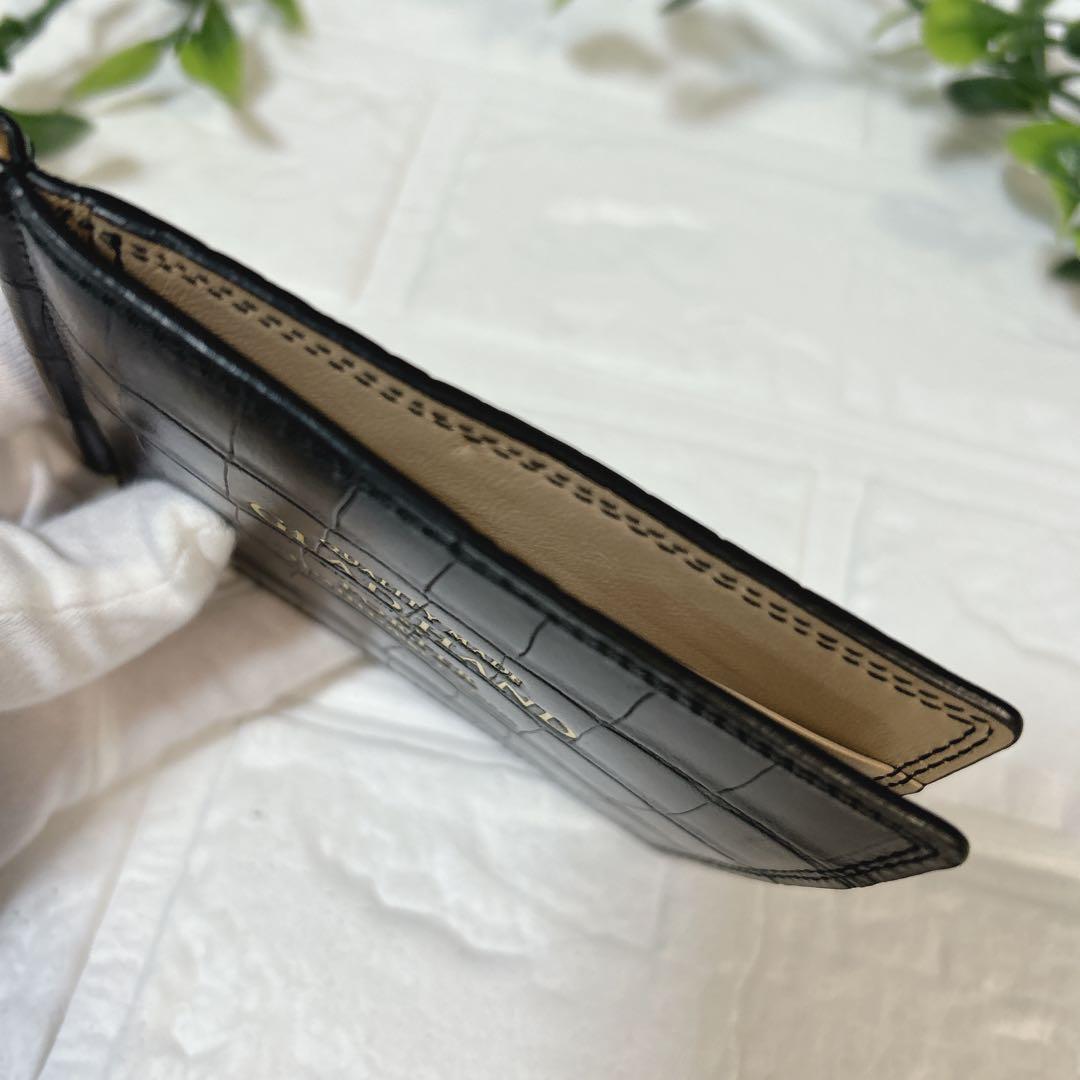 GLAD HAND × PORTER 希少 コラボ マネークリップ クロコ型押し