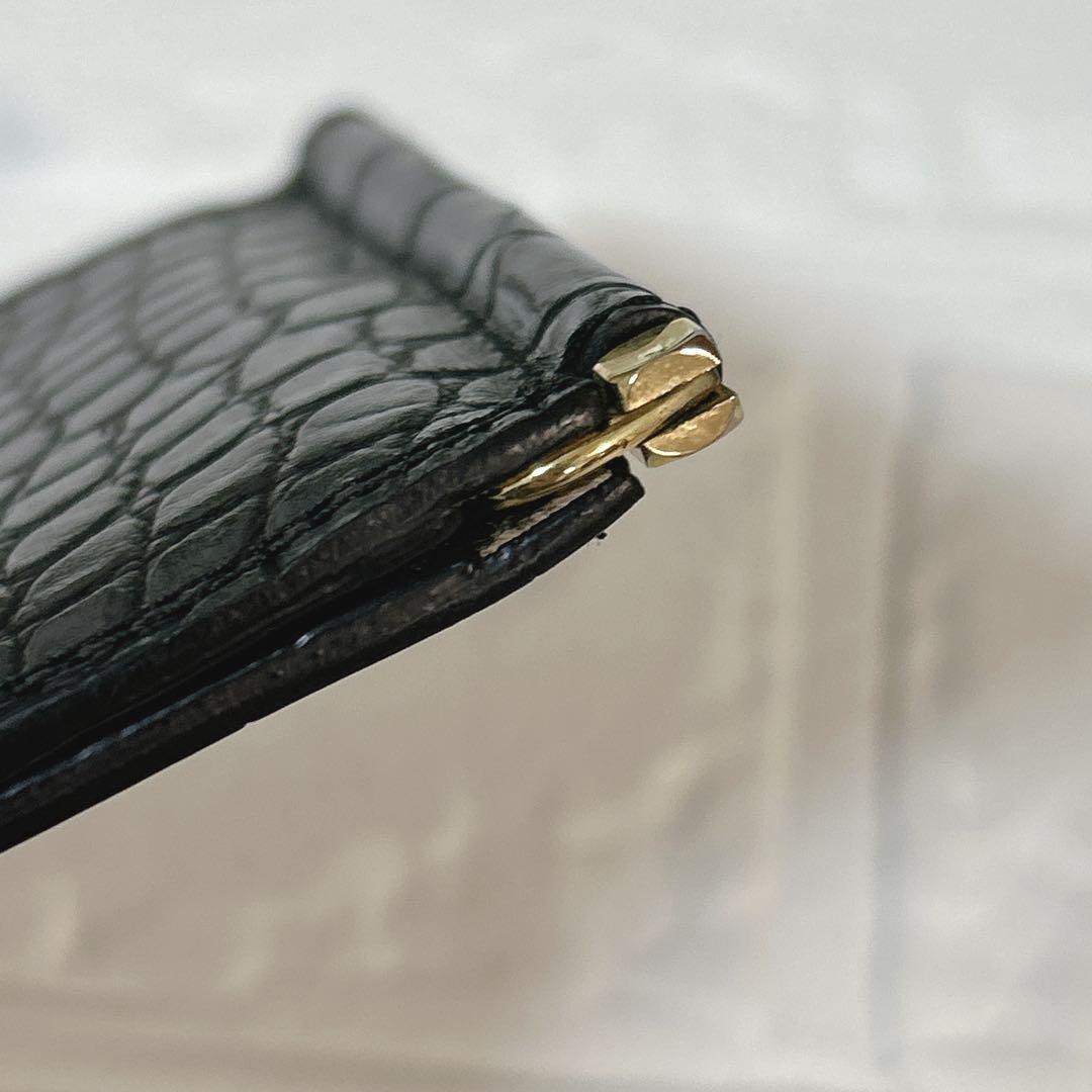 GLAD HAND × PORTER 希少 コラボ マネークリップ クロコ型押し