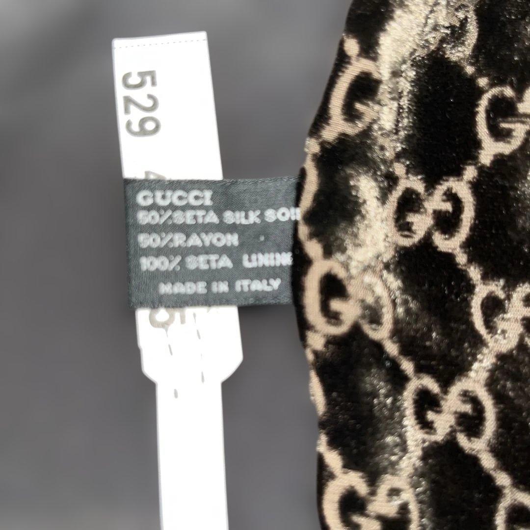 GUCCI GGパターン ベルベットショルダーバッグ&ストール