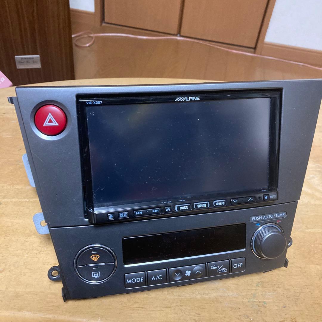 BP レガシー　ALPINE VIE-X1007 カーナビ
