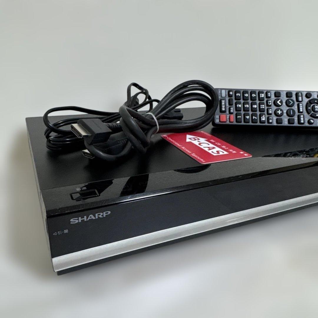 SHARP AQUOS 1TB 2チューナー ブルーレイレコーダー スマホ対応