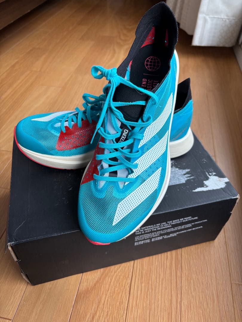 走行距離約80㌔ adidas TAKUMI SEN 9 25.5㎝