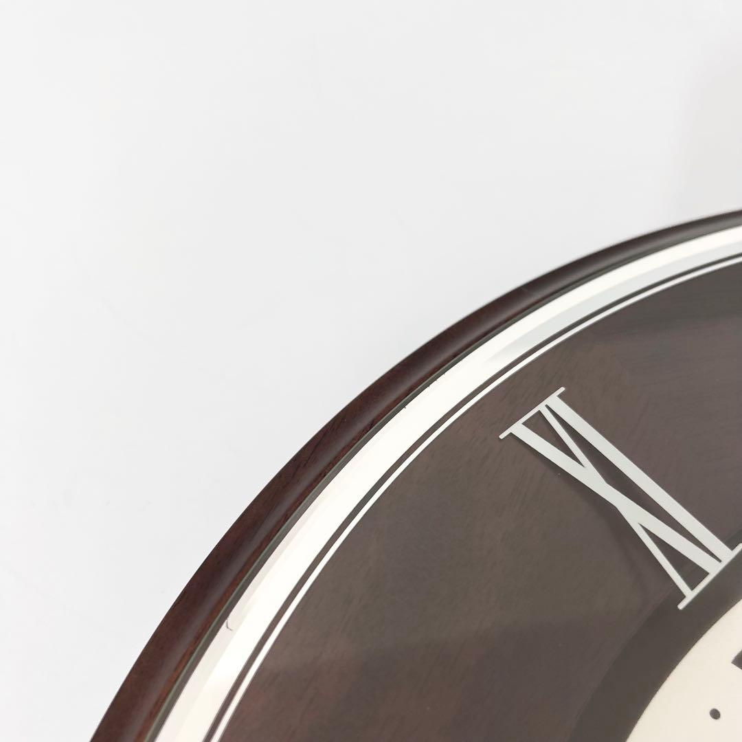 美品 SEIKO EMBLEM セイコー 電波時計 掛時計 HS540B 無垢