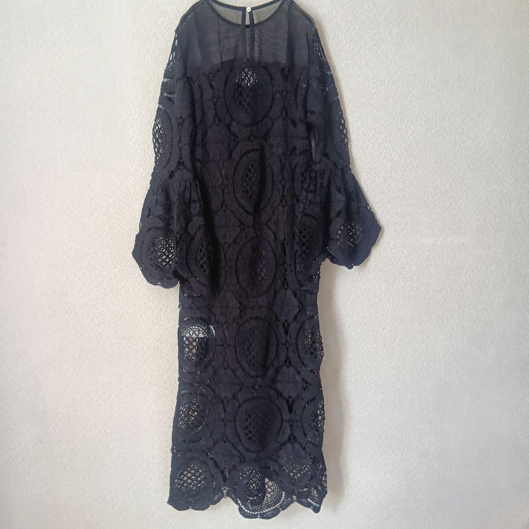 タグ付き未使用品 アメリ MEDI INDIAN BIG LACE DRESS