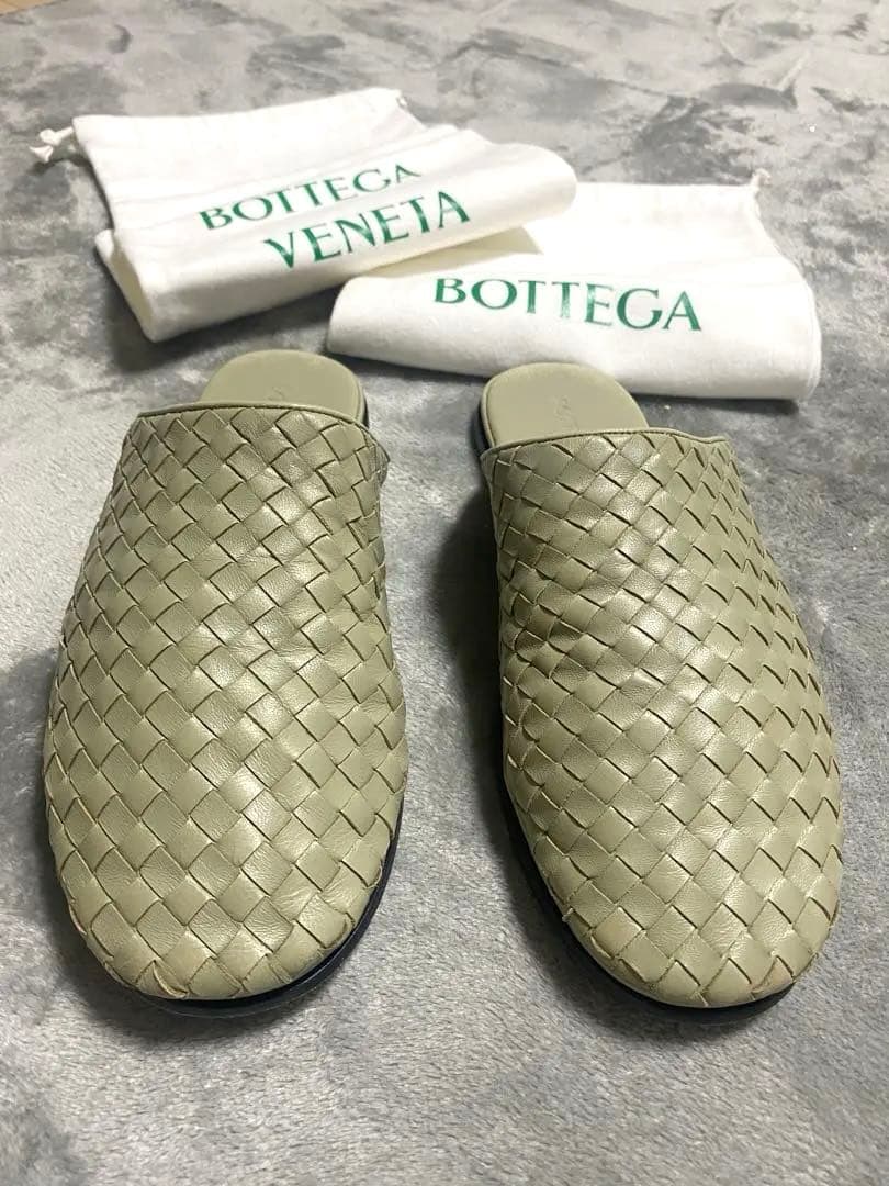 Bottega Veneta サンデー スリッパ イントレチャート[正品]