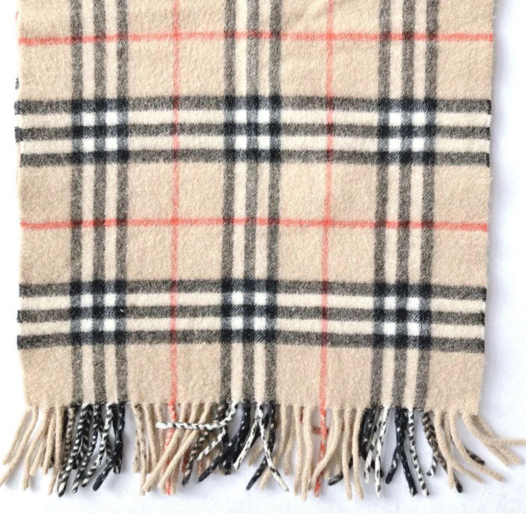 BURBERRY LONDON バーバリーノバチェック カシミヤ100%マフラー