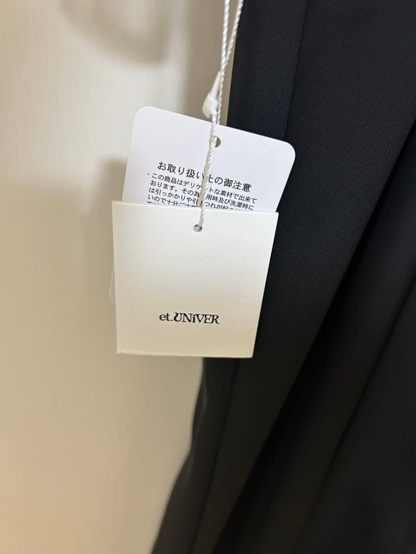 新品タグ付き　et.UNiVER オケージョンドレス　ブラック