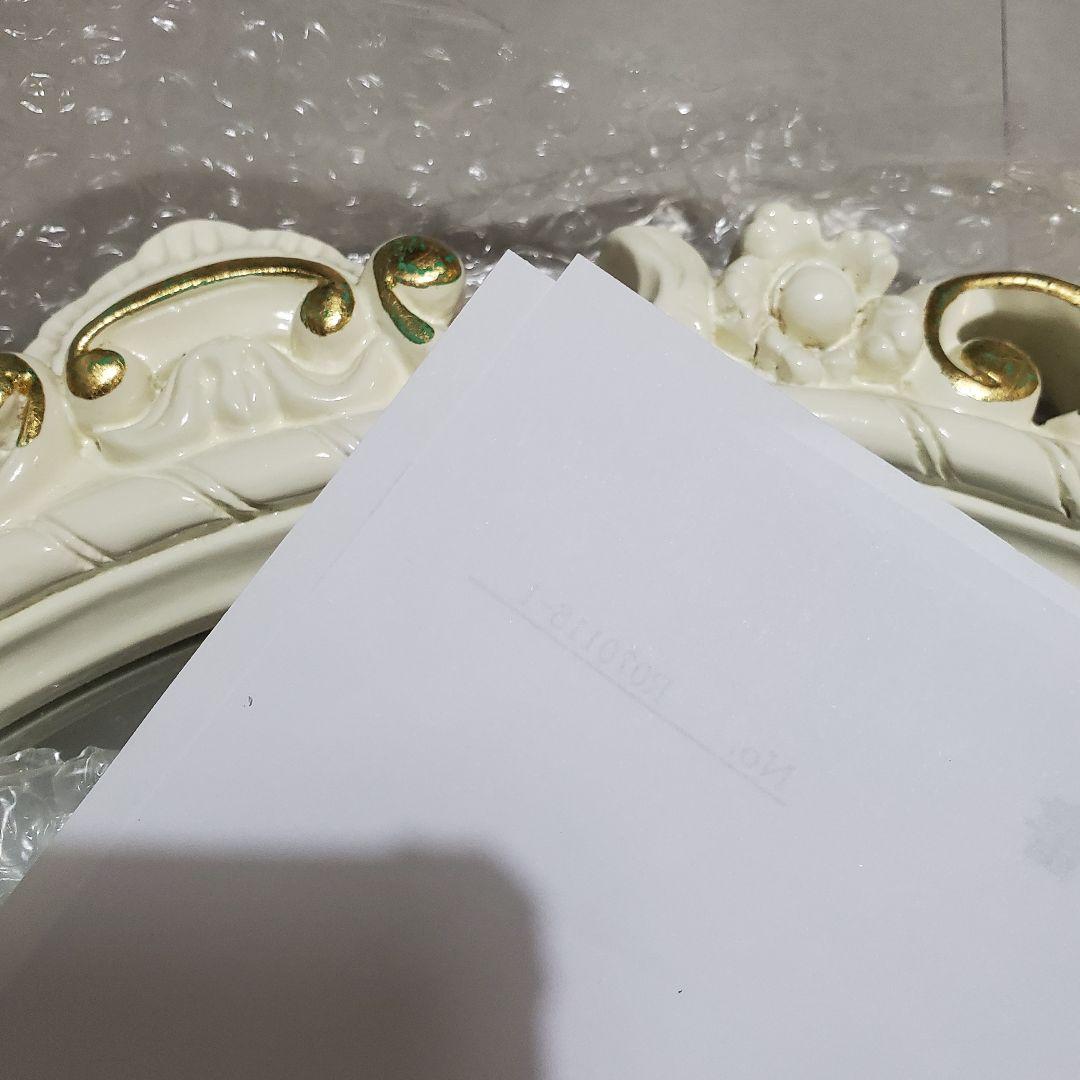 未使用級極美品✨️イタリア製 アンティーク ウォールミラー オーバル型 ロココ調