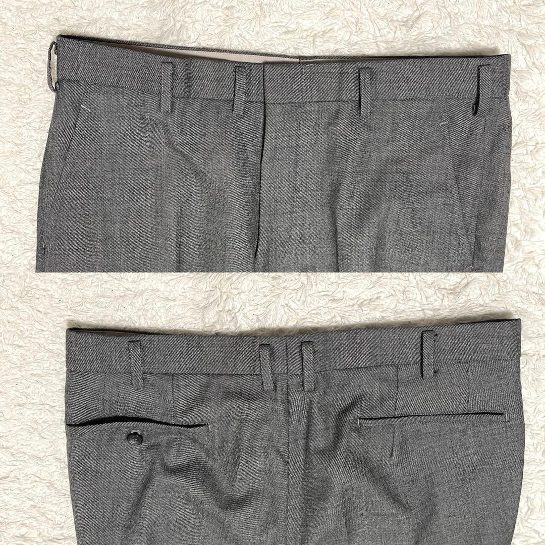 美品　スリーピース　セットアップ　ミリオンテックス　スーツ　グレー　YA7 XL