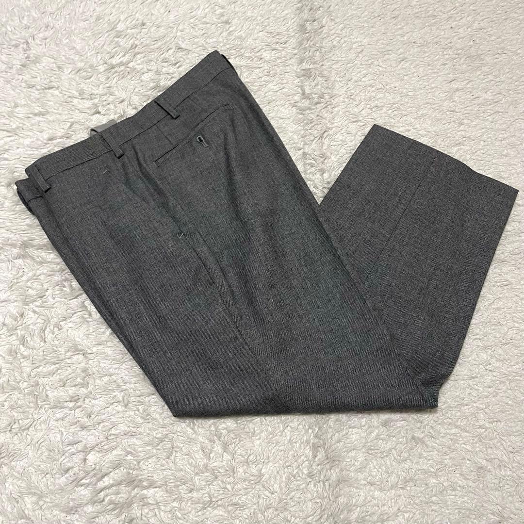 美品　スリーピース　セットアップ　ミリオンテックス　スーツ　グレー　YA7 XL