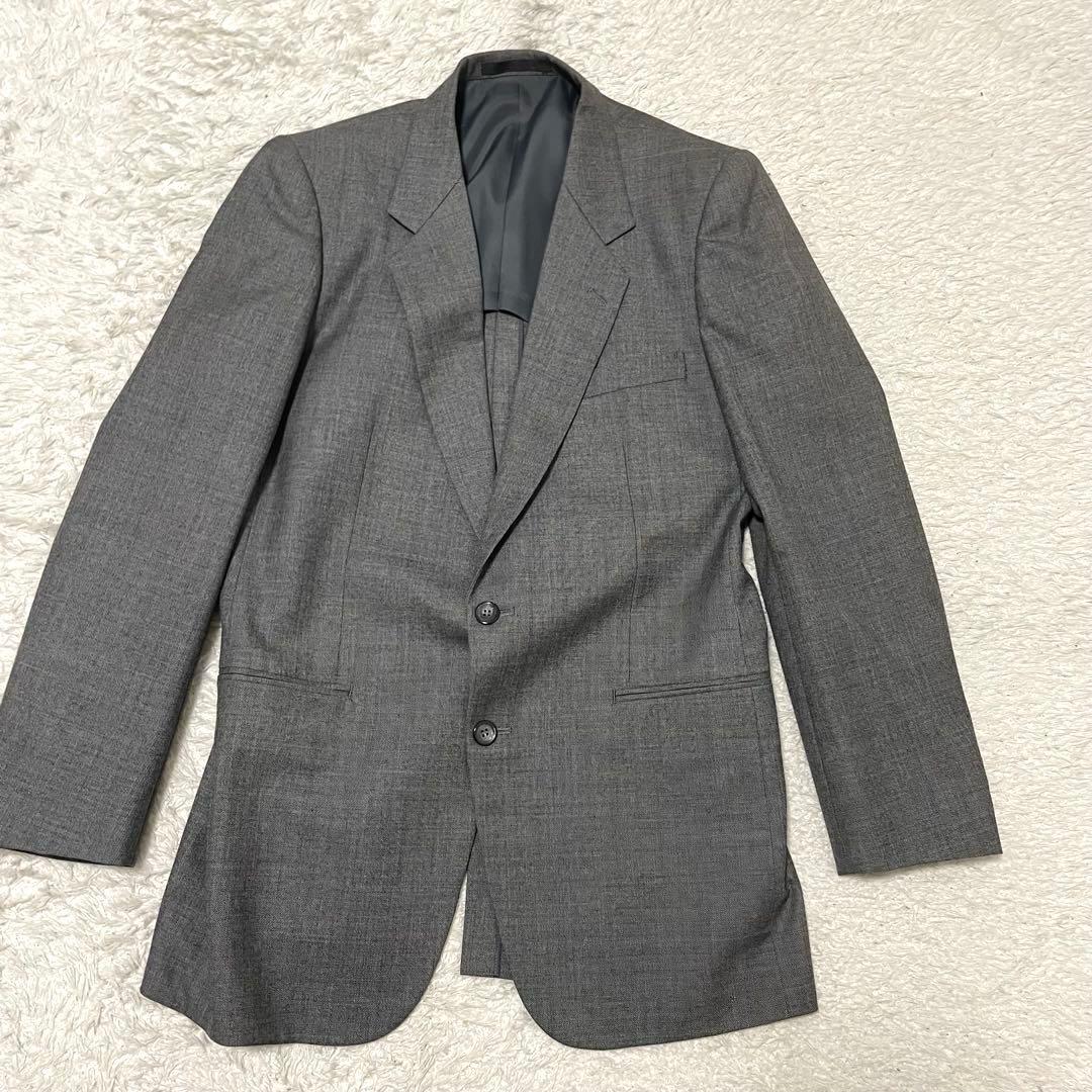 美品　スリーピース　セットアップ　ミリオンテックス　スーツ　グレー　YA7 XL
