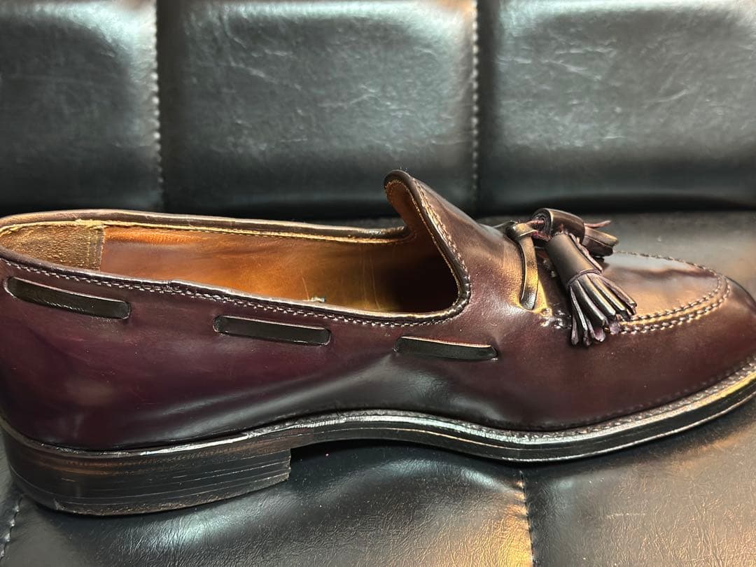 Alden コードバン タッセルローファー 7ハーフ Dウィズ