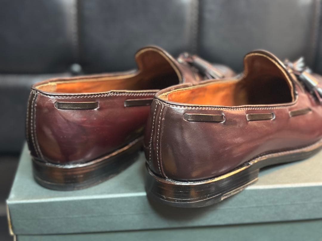 Alden コードバン タッセルローファー 7ハーフ Dウィズ