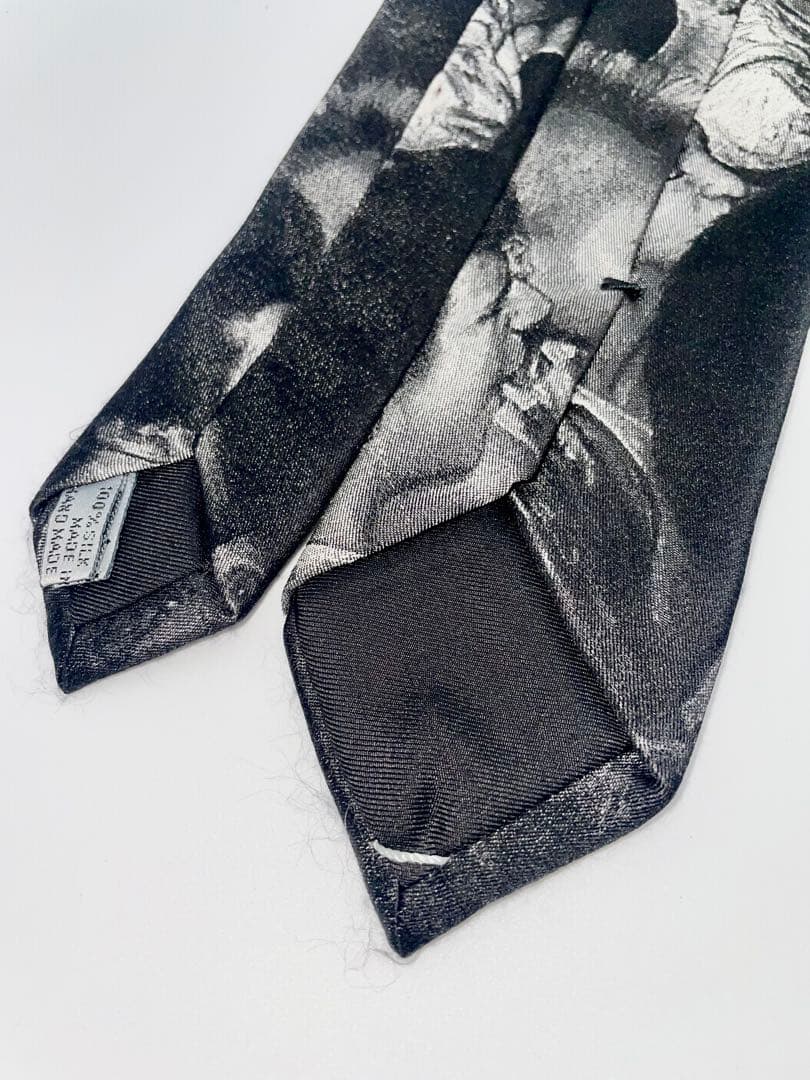 美品 Dior Homme ネクタイ ハイブランド アート柄 写真プリント 希少