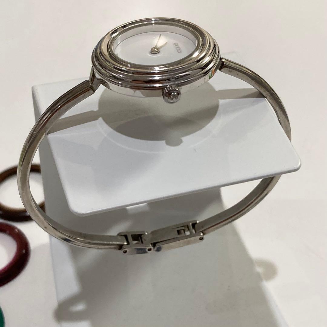 GUCCI チェンジベゼル　レディース腕時計　グッチ　稼動品　クォーツ　17色