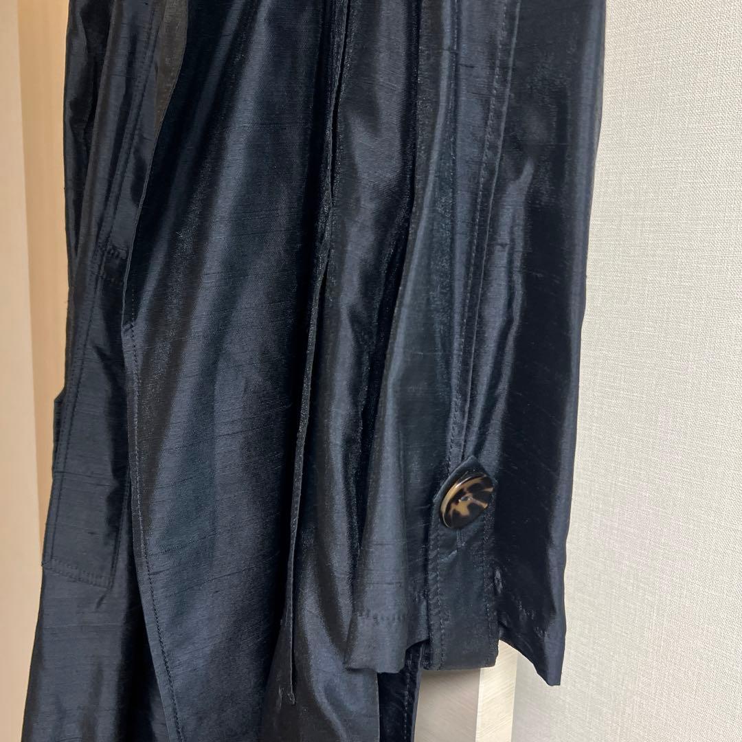 Giorgio Armani 黒 トレンチコート