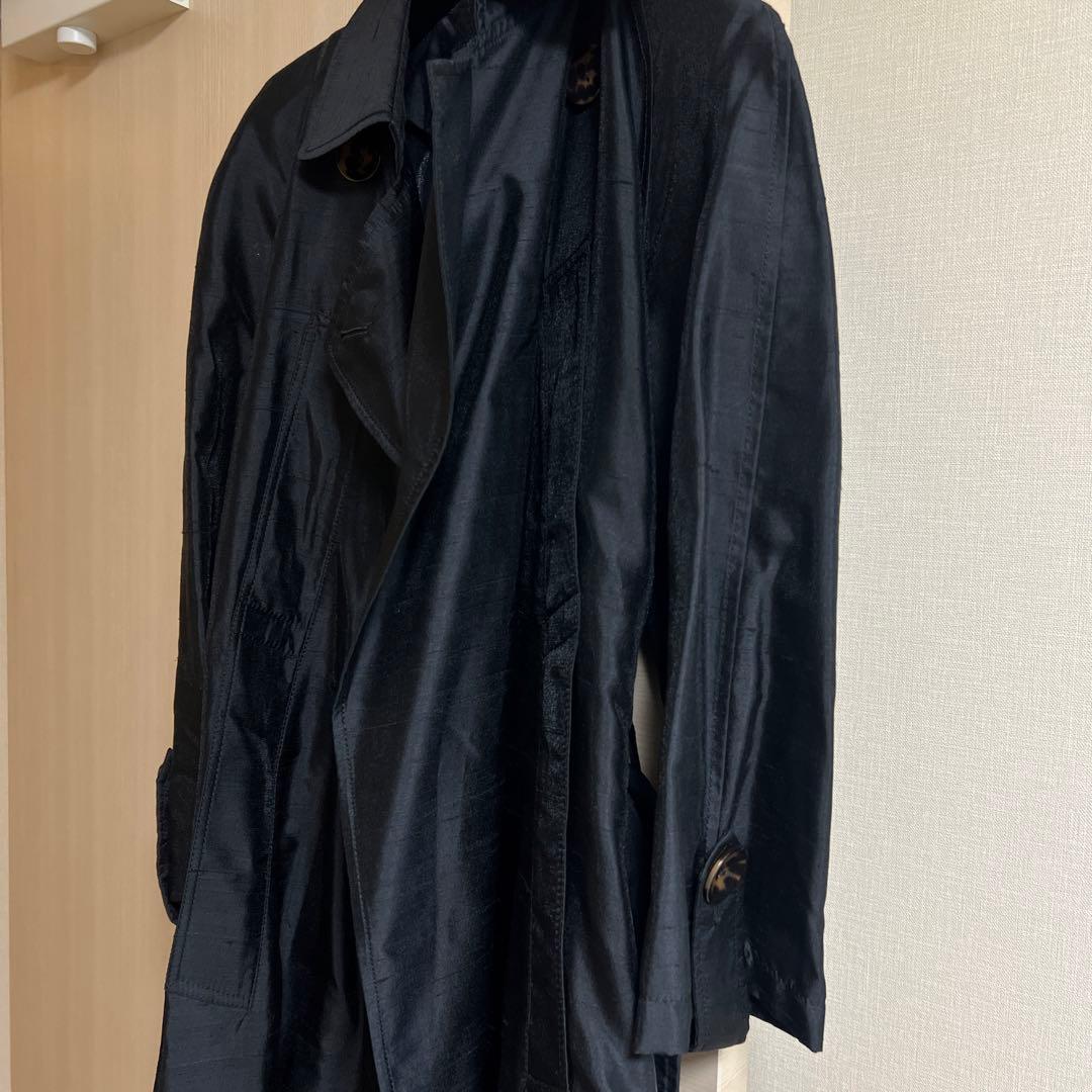 Giorgio Armani 黒 トレンチコート