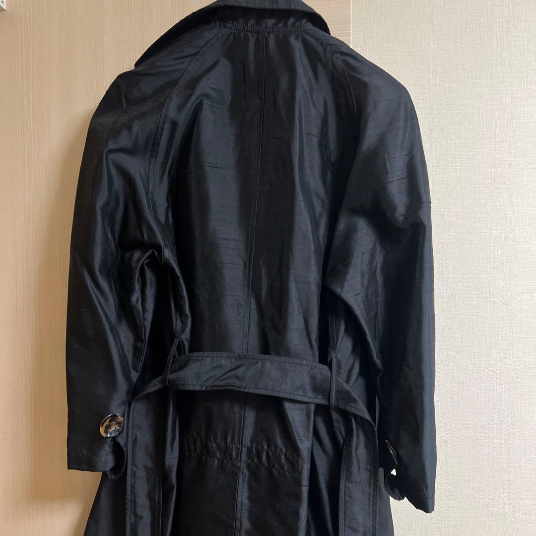 Giorgio Armani 黒 トレンチコート