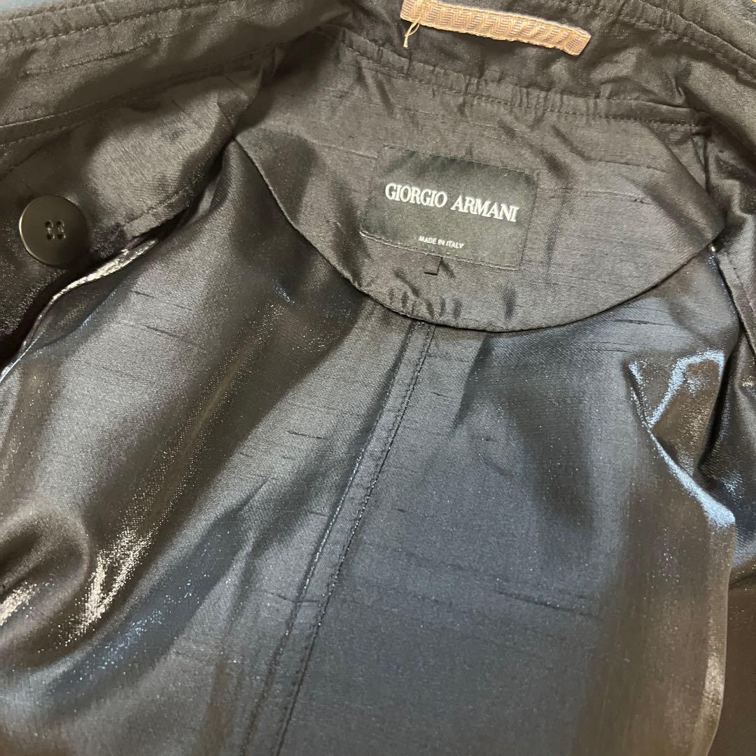 Giorgio Armani 黒 トレンチコート