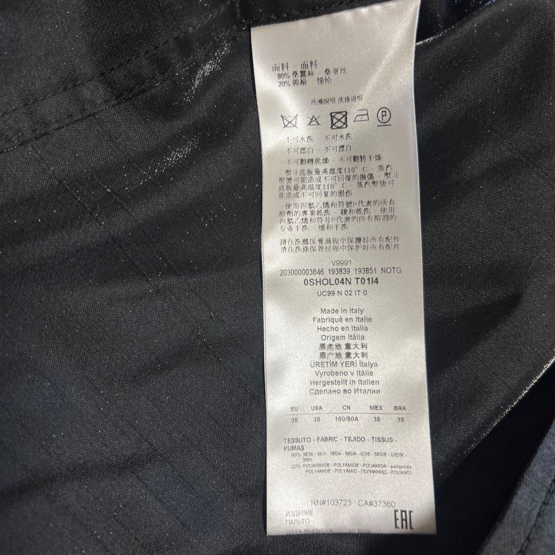 Giorgio Armani 黒 トレンチコート