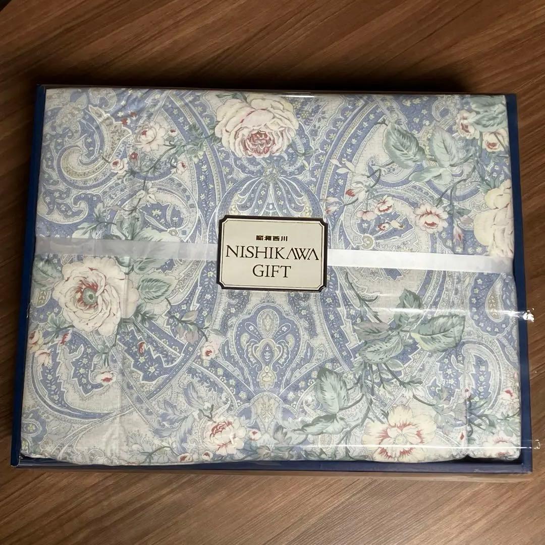 【未使用品】西川 羽毛肌掛け布団　150x210 シングルロング　ダウン85%