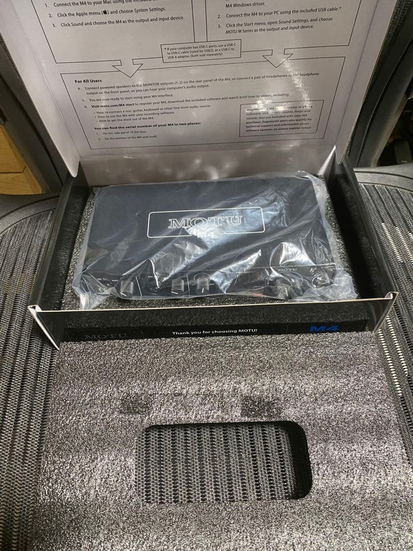 ほぼ新品　MOTU M4 オーディオインターフェイス