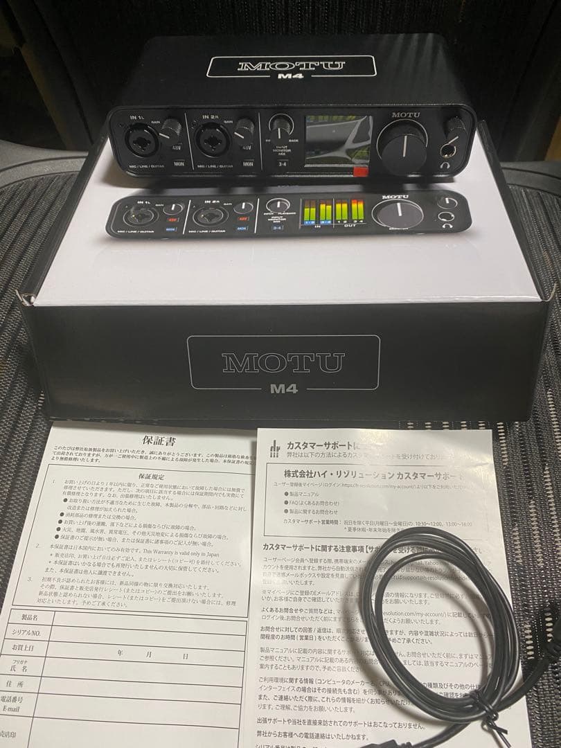 ほぼ新品　MOTU M4 オーディオインターフェイス