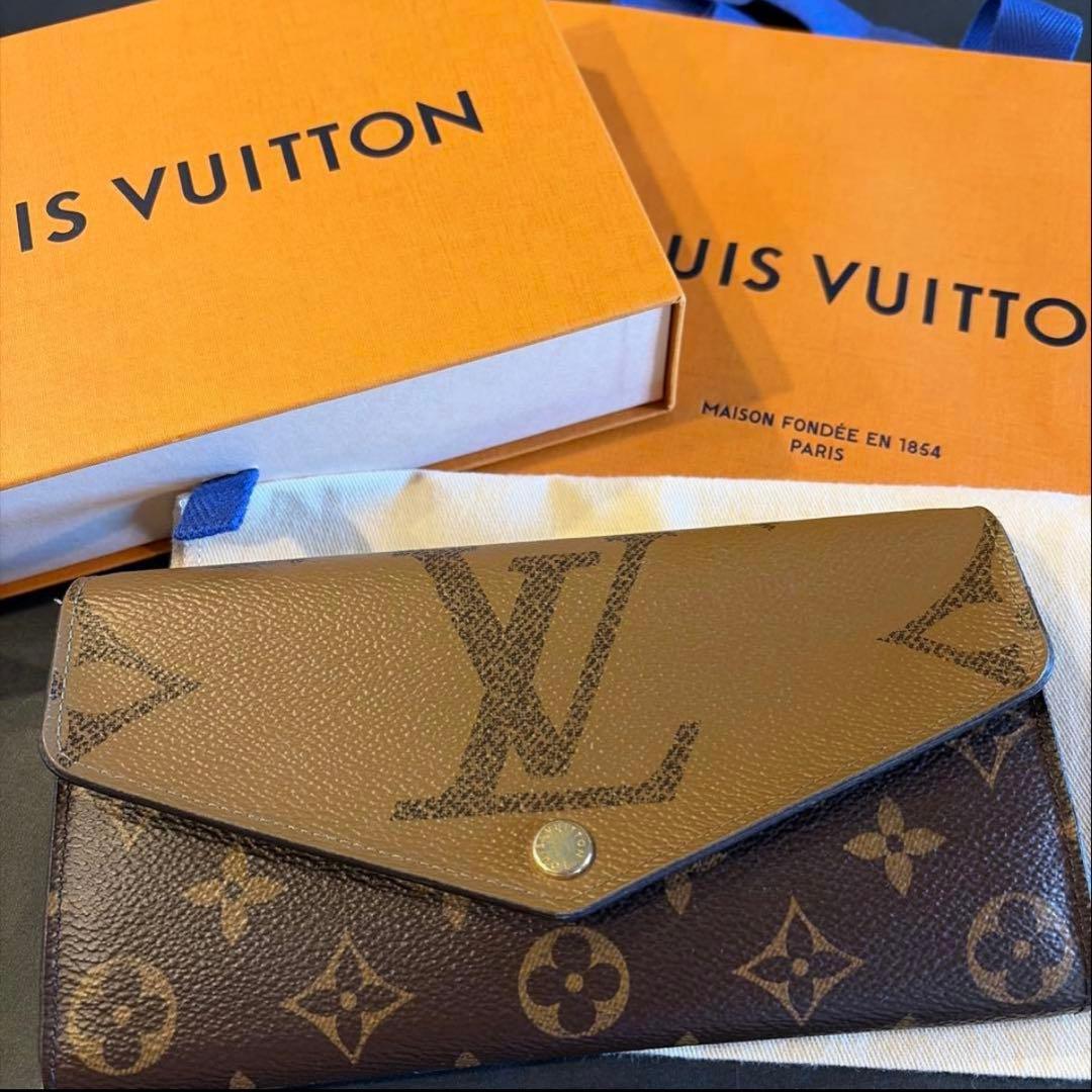 【LOUIS VUITTON】美品 ポルトフォイユ・サラ 長財布
