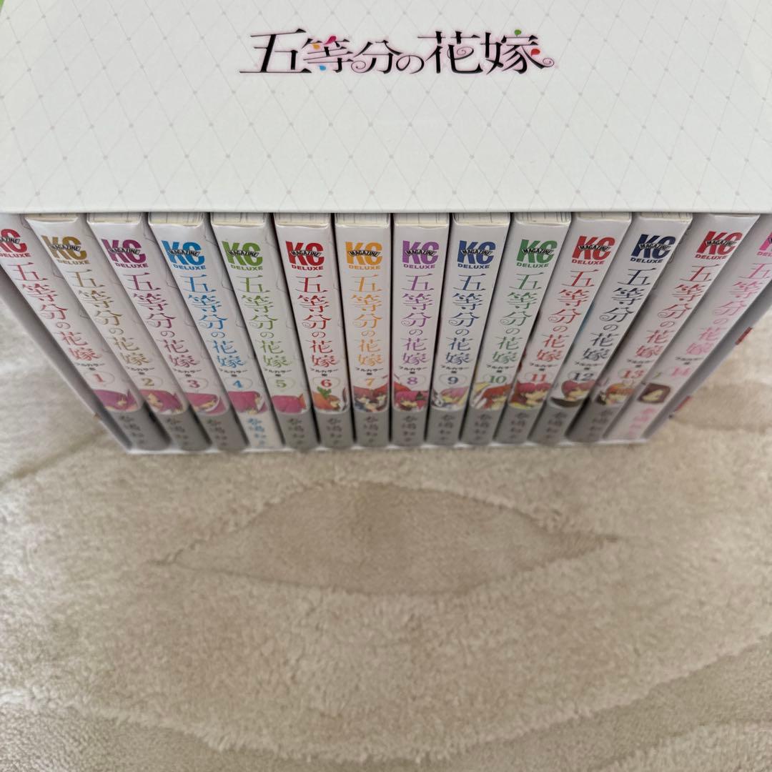 五等分の花嫁　全巻セット(通常+フルカラー)+キャラクターブック5巻+資料集