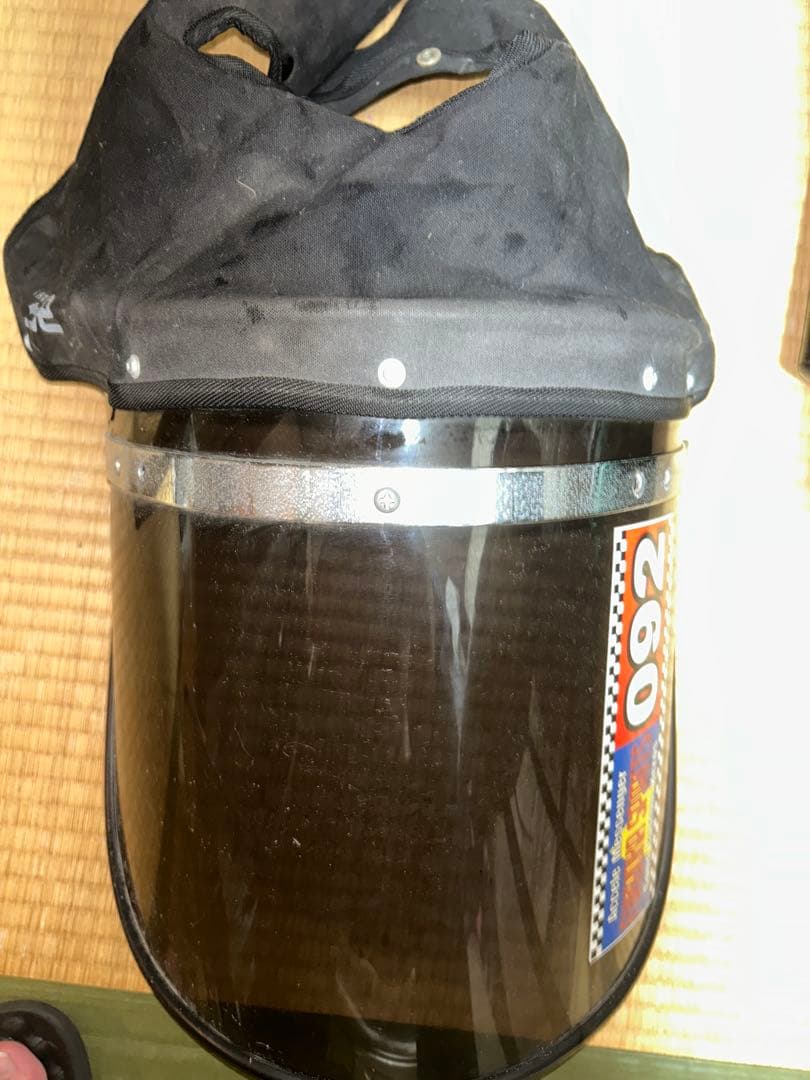 バイク風防 一部破損あり