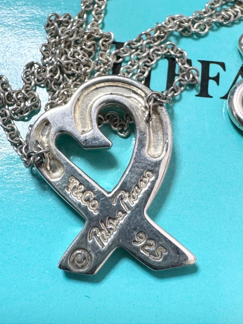 A99 ティファニー ラビングハート １Pダイヤネックレス 925シルバー