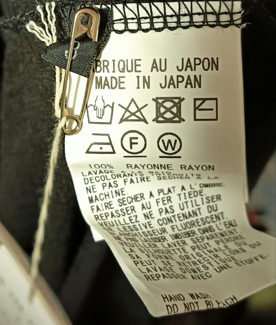 S'YTE ヨウジヤマモト レーヨン ハイネック　ロングカットソー　タートル