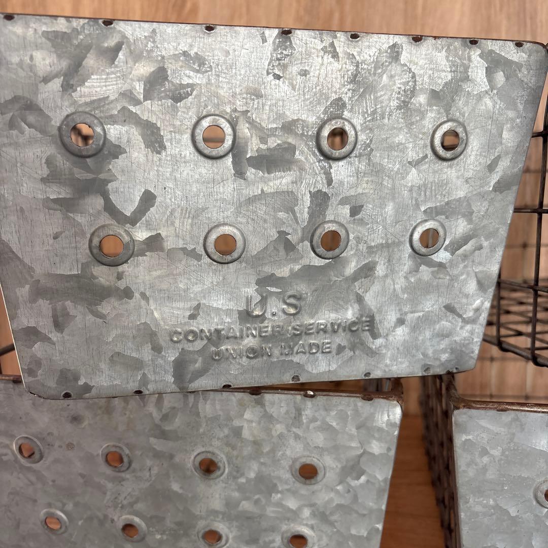 インダストリアル ☆ ワイヤーバスケット カゴ