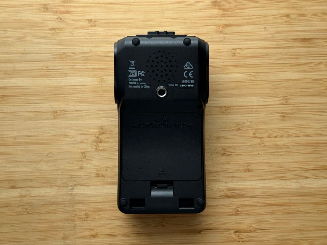 ZOOM H6 ズーム ハンディレコーダー　リニアPCM/ICレコーダー