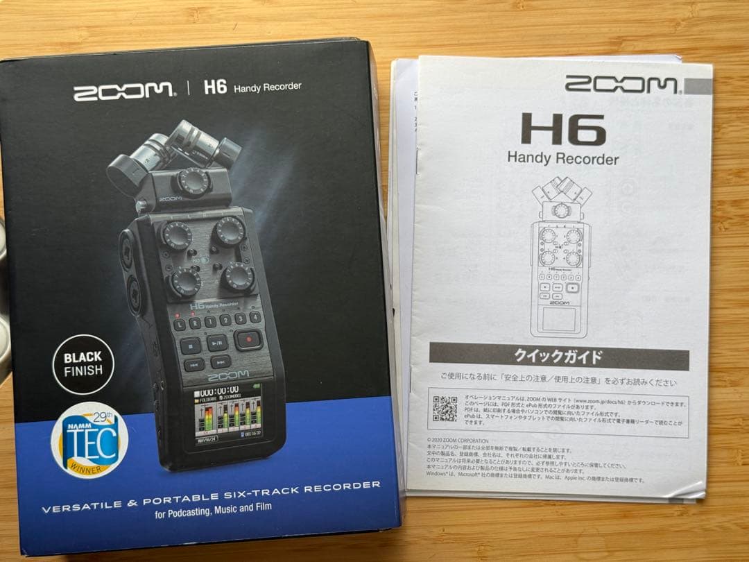 ZOOM H6 ズーム ハンディレコーダー　リニアPCM/ICレコーダー