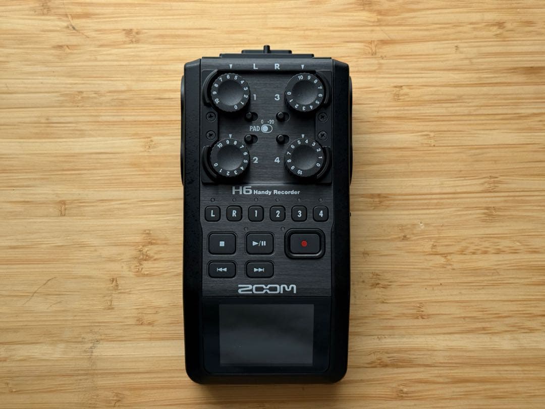 ZOOM H6 ズーム ハンディレコーダー　リニアPCM/ICレコーダー