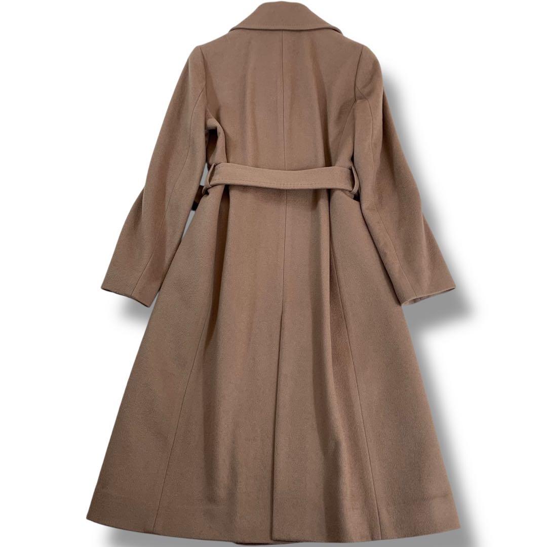 美品✨INEDイネド チェスターコート カシミヤ100% ロング ブラウン 9