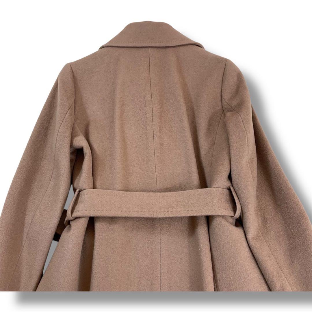 美品✨INEDイネド チェスターコート カシミヤ100% ロング ブラウン 9