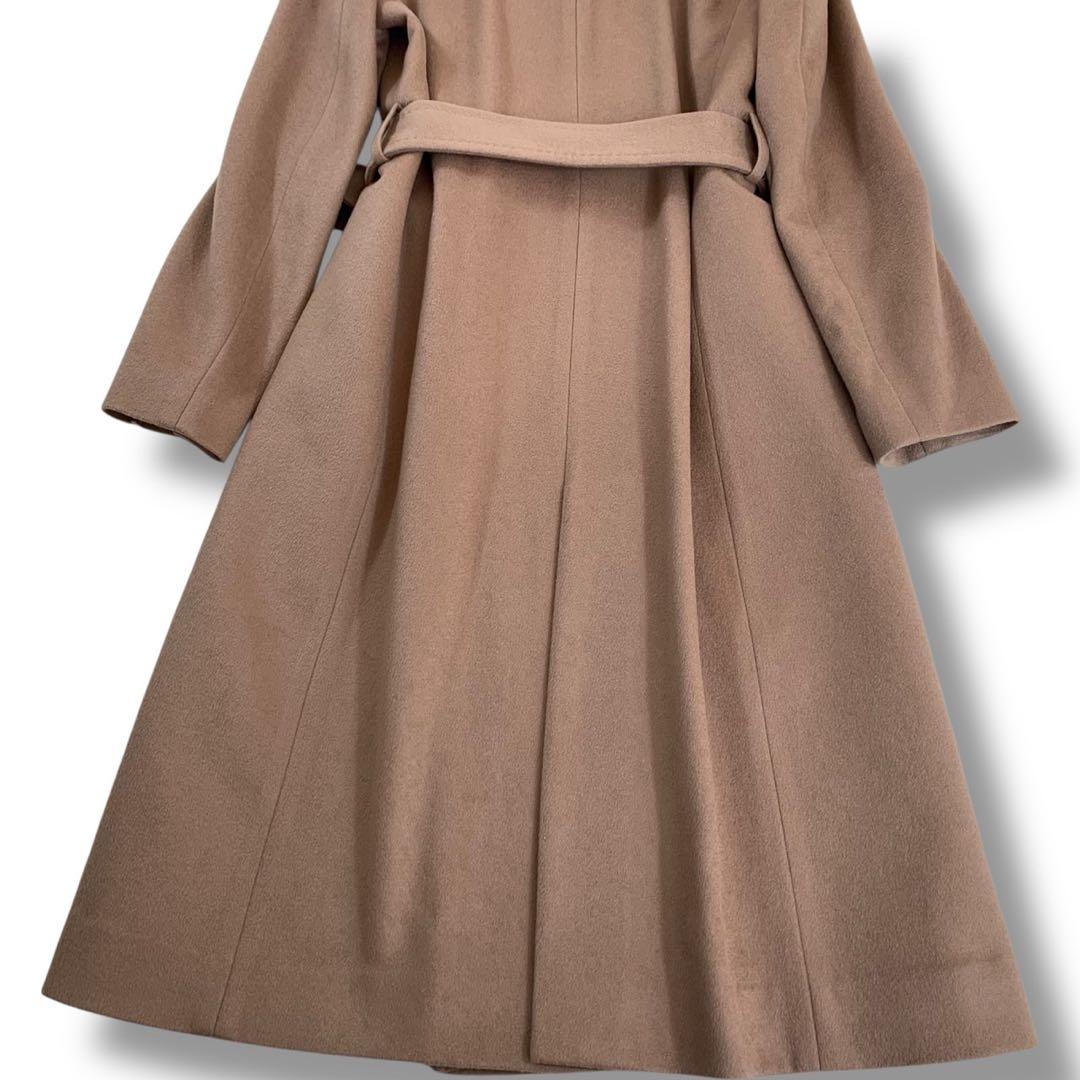 美品✨INEDイネド チェスターコート カシミヤ100% ロング ブラウン 9