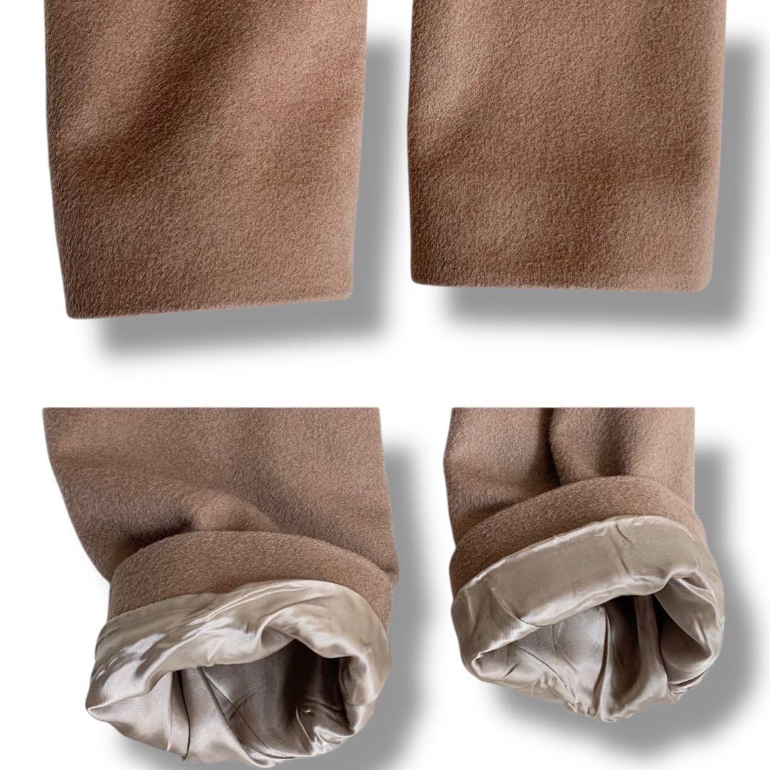 美品✨INEDイネド チェスターコート カシミヤ100% ロング ブラウン 9