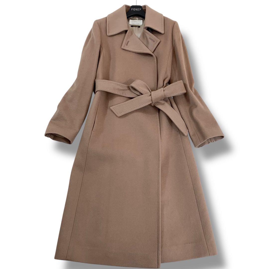 美品✨INEDイネド チェスターコート カシミヤ100% ロング ブラウン 9