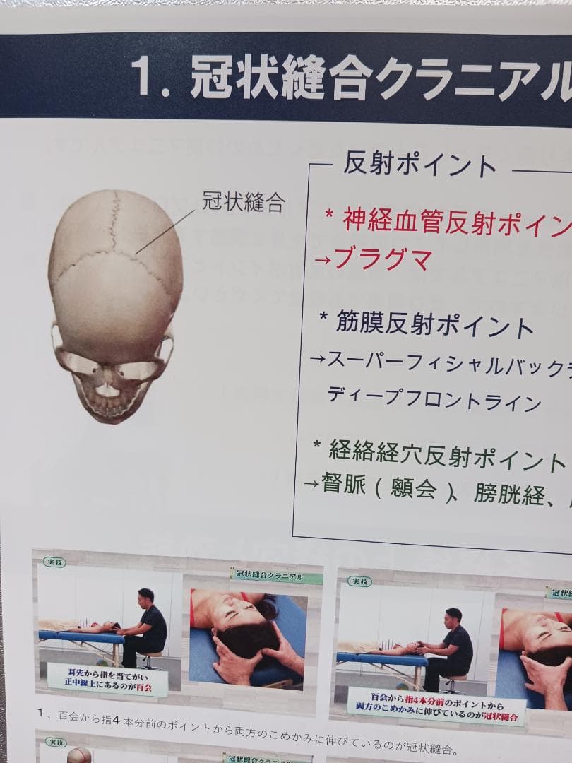 頭蓋縫合治療　縫合にアプローチして全身調整するクラニアル　Time Reset