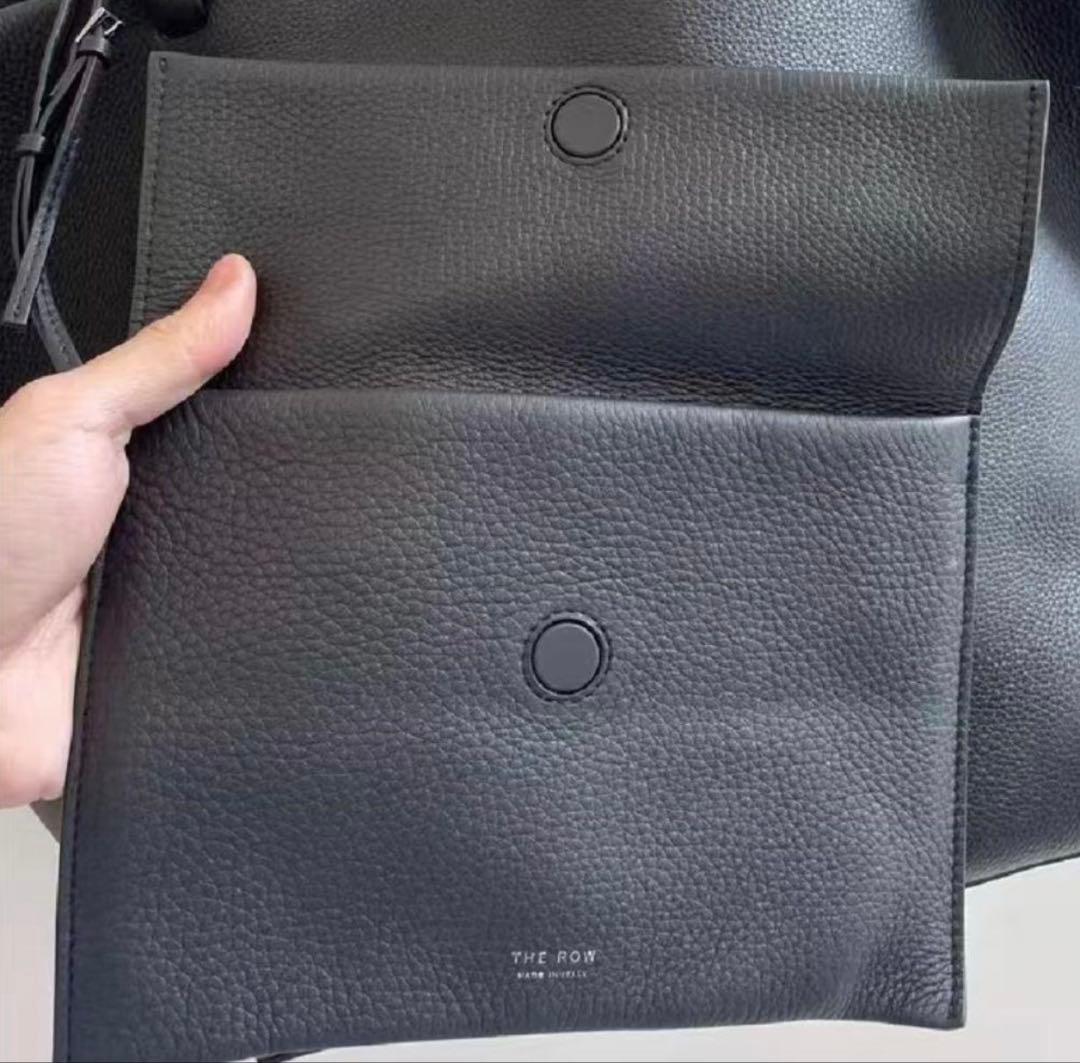 新品★押し跡有THE ROW 牛革バケットトート 大容量 ショルダー 通勤バッグ