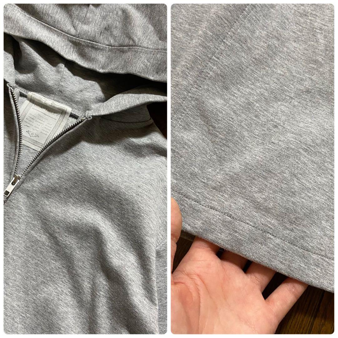 【BEARDSLEY】Aラインジップアップパーカー フレア 新品 グレー