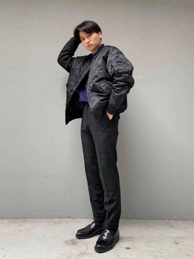 ユニクロ ジルサンダー ハイブリッドダウンオーバーサイズMA-1ブルゾン