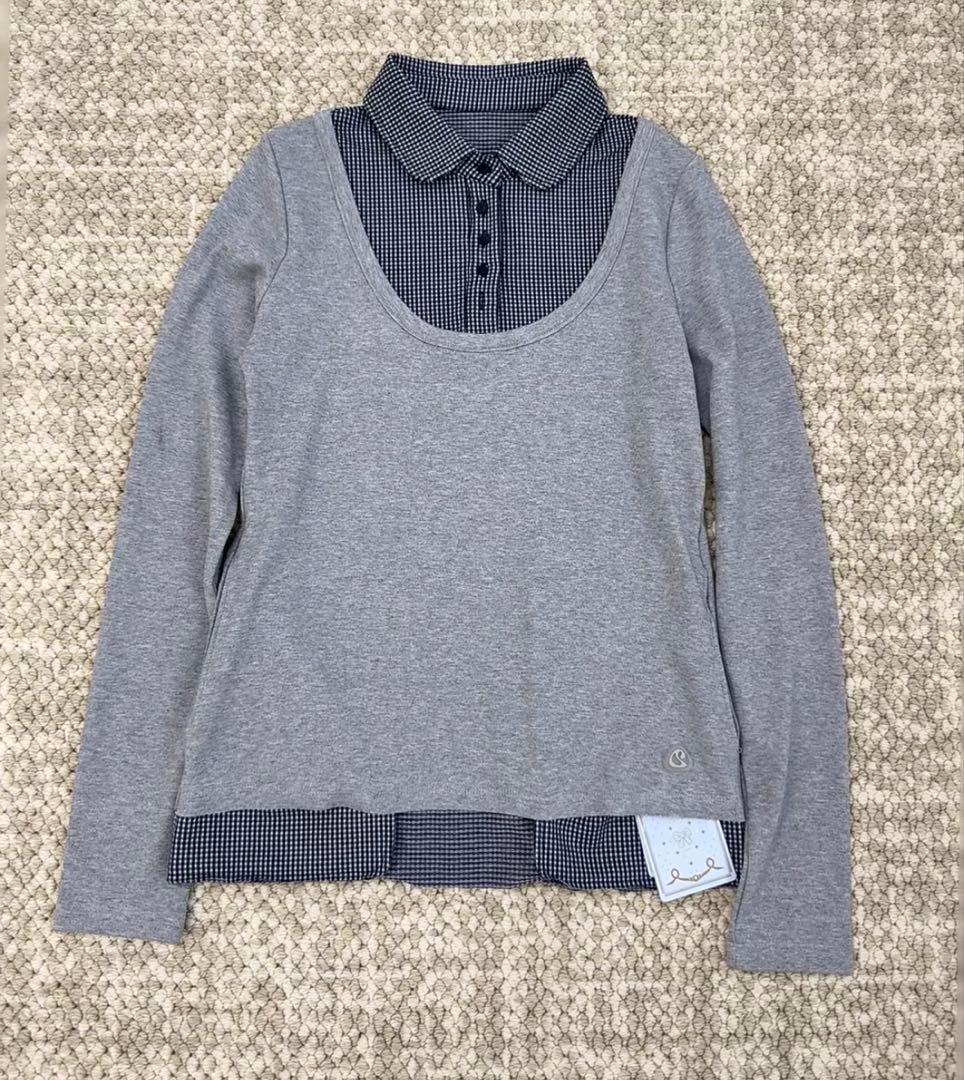 【正規品即日発送 】 COYSEIO パッチワークチェック柄ポロシャツ