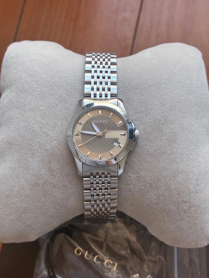 GUCCI グッチ Gタイムレス 126.5メンズ ステンレススティール