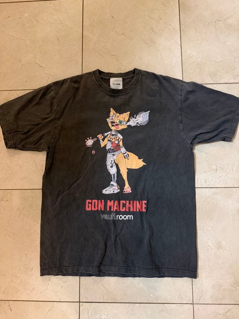 vaultroom GONMACHINE Tシャツ ダークグレー