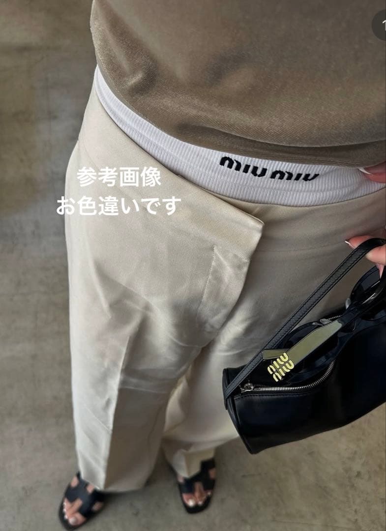 ※なこページです※MIUMIU ボクサーショートパンツ グレー XS